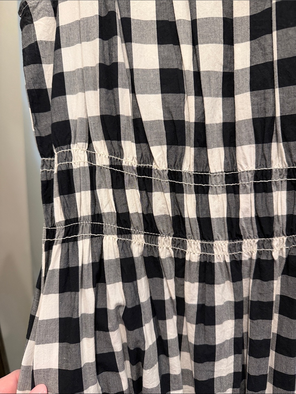 a new day Black and White Gingham Maxi Dress - Picture 2 of 8